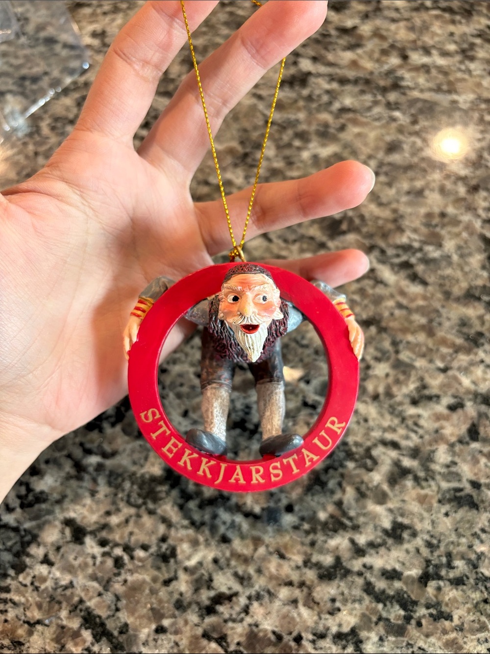 Stekkjarstaur Icelandic Yule Lads Ornament - Red - Picture 9 of 9